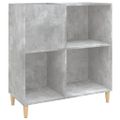 vidaXL Skrinka na platne betónovosivá 84,5x38x89 cm kompozitné drevo