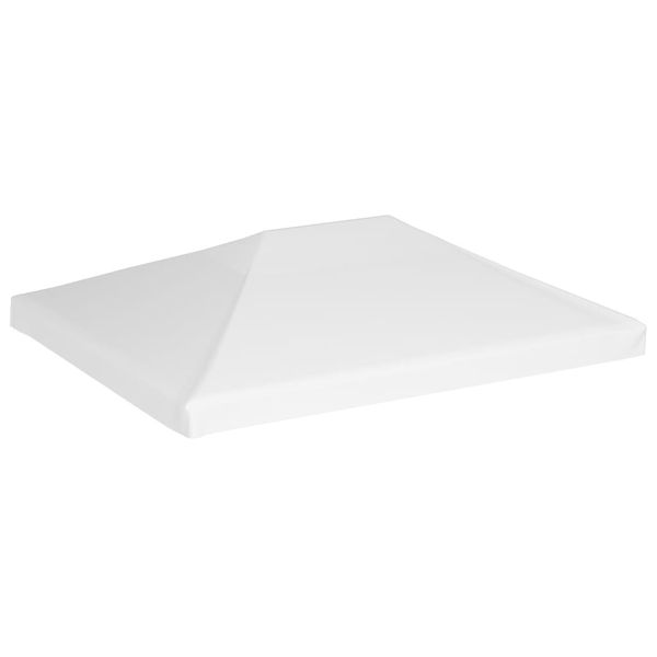 vidaXL Strieška na altánok 270 g/m², 4x3 m, biela