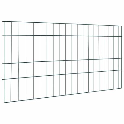 vidaXL Sada plotu pre rybník 5 ks 100 x 50 cm Oceľ Zelená
