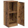 vidaXL Servírovacia skriňa Staré drevo 30 x 30 x 70 cm