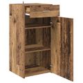 vidaXL Servírovacia skriňa Staré drevo 45 x 42,5 x 93 cm