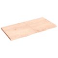 vidaXL Kúpeľňová doska 120x60x(2-4) cm neošetrený masív