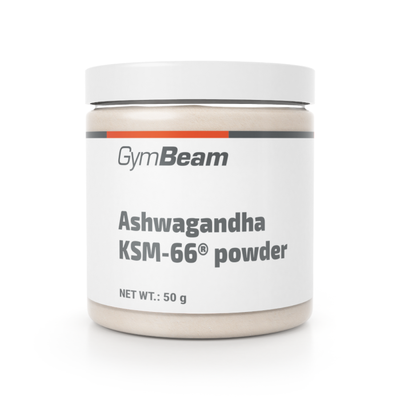 Ashwagandha KSM-66® - GymBeam, 50 g, práškový