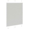 vidaXL plisovaná roleta svetlosivá 110x150 cm šírka látky 109,4 cm