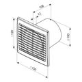 Ventilátor VENTS 100 S