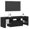vidaXL TV skrinka 120 x 35 x 40 cm Čierny dub Kompozitné drevo