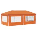 vidaXL Prístrešok na párty 575 x 289 x 245 cm Oranžová