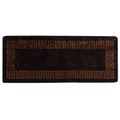 vidaXL Behúň MARSA Čierna 80 x 200 cm Polyester a PVC