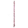 vidaXL Vianočný guľový girland LED Ružová 186 cm Polystyrén