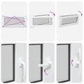 vidaXL Otočné a sklopné okno do suterénu RISOR 100 x 50 cm PVC a sklo