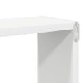 vidaXL Nástenné police 4 ks biele 26x15x26 cm