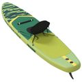 vidaXL SUP doska so sedadlom 2-in-1 POSEIDON 335 x 76 x 15 cm Zelená