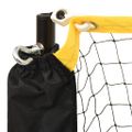 vidaXL Nastaviteľná bedmintonová sieť 500x103x94-158 cm kov