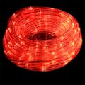 vidaXL Lano so svetlom s 480 LED-i Červená 20 m PVC