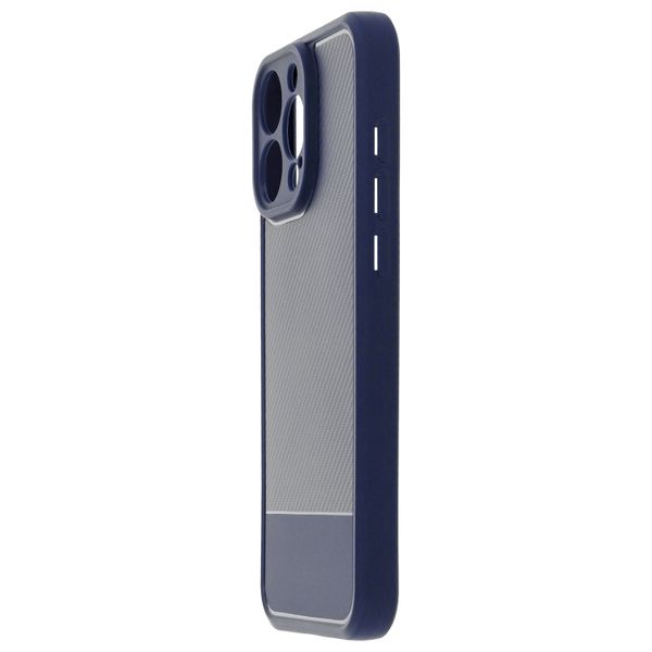 Puzdro Simple Carbon pre iPhone 17 Air 6,6" modrá