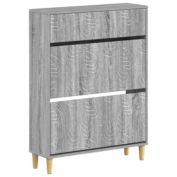 vidaXL Skriňa na topánky DELFT 78 x 24 x 103 cm Kompozitné drevo