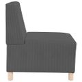 vidaXL Bezrúčková modulárna sofa jednotka 3 ks Tmavo šedá