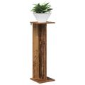vidaXL Stojan na rastliny 2 ks Staré drevo 25 x 25,5 x 80,5 cm