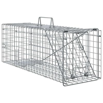 vidaXL Pasca na zvieratá Antracit 61 x 20 x 21,5 cm Oceľ