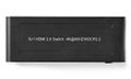 NEDIS HDMI přepínač/ 5x HDMI vstup/ 1x HDMI výstup/ 4K@60Hz/ 18 Gbps/ dálkově ovládané/ kov/ antracit HDMI switch, 5 portu, 4K@60Hz, 18 Gbps, HDCP 2.2, 3D, HDR, dálkové ovládání, kovový, antracitový