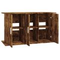 vidaXL Stojan na akvárium dymový dub 101x41x58 cm kompozitné drevo