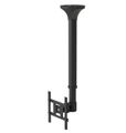 Neomounts  FPMA-C200BLACK / Flat Screen Ceiling Mount (Height: 64-104 cm) / Black Držák, VESA, stropní, pro monitor, úhloprícka 10"-40", náklon 180°, otácení 180°, rotace 360°, nosnost 20kg, cerný