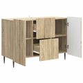 vidaXL Servírovacia skriňa so zásuvkou Dub sonoma 89 x 34,5 x 62 cm