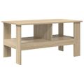 vidaXL Konferenčný stolík Sonoma dub 90 x 50 x 45 cm Kompozitné drevo