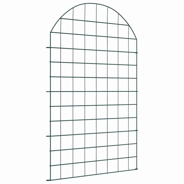 vidaXL Sada plotu pre rybník 8 pcs Zelená 50 x 80 cm Oceľ