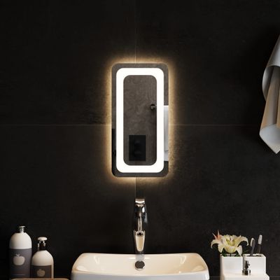 vidaXL LED kúpeľňové zrkadlo 20x40 cm