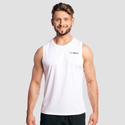 Tielko Mesh Base White - GymBeam, veľkosť L