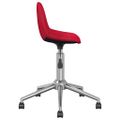 3086070 vidaXL Swivel Dining Chairs 6 pcs Wine Red Fabric (3x333473)