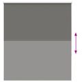 vidaXL Roleta Zatemnenie sivá 125x130 cm Šírka látky 121,6 cm
