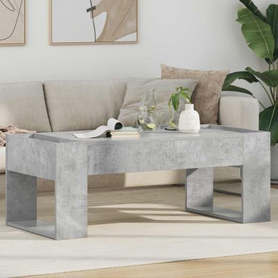 vidaXL Konferenčný stolík Betónová šedá 110 x 50 x 41 cm