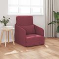 vidaXL Rozkladacia posteľ Víno červené 65 x 80 x 83 cm látka