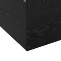 vidaXL Rám postele so skladom Čierny dub 80 x 200 cm Kompozitné drevo