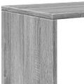 vidaXL Knižnica 4-posch. sivá sonoma 131,5x29x131,5 cm kompozit. drevo