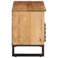 vidaXL TV skrinka 100x34x46 cm, surový mangový masív