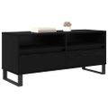 vidaXL TV skrinka so zásuvkou Čierny dub 100 x 34,5 x 44,5 cm