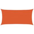 vidaXL Tieniaca plachta 160 g/m² oranžová 2x3,5 m HDPE