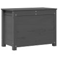 vidaXL Úložný box sivý 60x32x45,5 cm masívna borovica