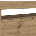vidaXL TV skrinky s LED svetlami 2 ks dub artisan kompozitné drevo
