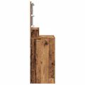 vidaXL Toaletný stolík Staré drevo 80 x 41 x 134,5 cm Kompozitné drevo
