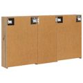 vidaXL Set kabinetov do kúpeľne 3 ks 116 x 16 x 62,5 cm