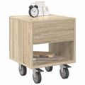 vidaXL Nočný stolík Sonoma dub 40,5 x 40 x 48 cm Kompozitné drevo