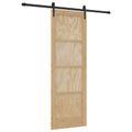 vidaXL Posuvné dvere ORKDAL 73,5 x 211 cm Borovicový masív