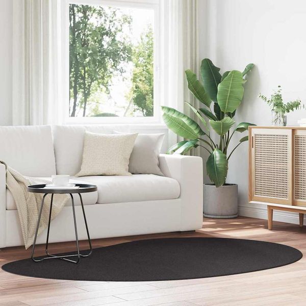 vidaXL Kusové koberce HUARTE Čierna 140 x 200 cm Polyester