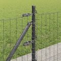vidaXL Euro plot s betónovým podstavcom 10 x 0,4 m PVC potiahnutá oceľ