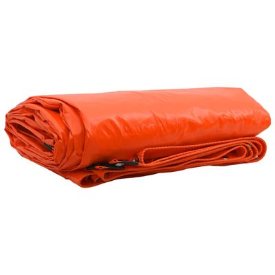 vidaXL Tarpaulin 650g / m² Oranžová 3 x 5 m Plátno s PVC povrchom