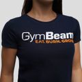 Dámske tričko Grow Navy - GymBeam, veľkosť M, veľkosť oblečenia M